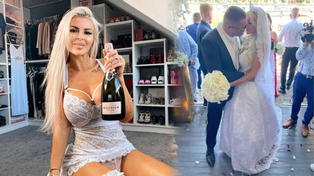 A jsou svoji! Karlos Vémola pojal za manželku krásnou Lelu s korunkou a velkým překvapením pod svatebními šaty