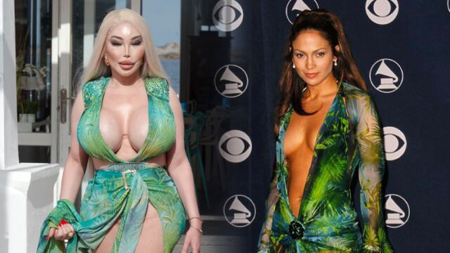 Špatná kopie Jennifer Lopez? Jessica Alves se předvedla v odvážném outfitu, který odhalil téměř vše