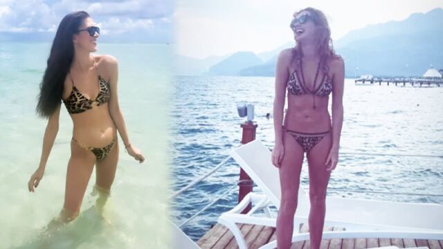 Kolečkovy múzy šly do plavek: Aneta Vignerová se pyšní vydřenou postavou, Denisa Nesvačilová je jako proutek