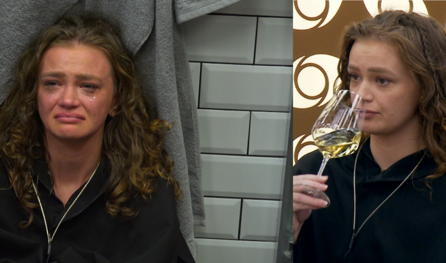 Video: Totální zhroucení Katrin v Big Brotheru: Po rozchodu s Tarikem klopila víno, pak se sesypala jako uzlíček nervů