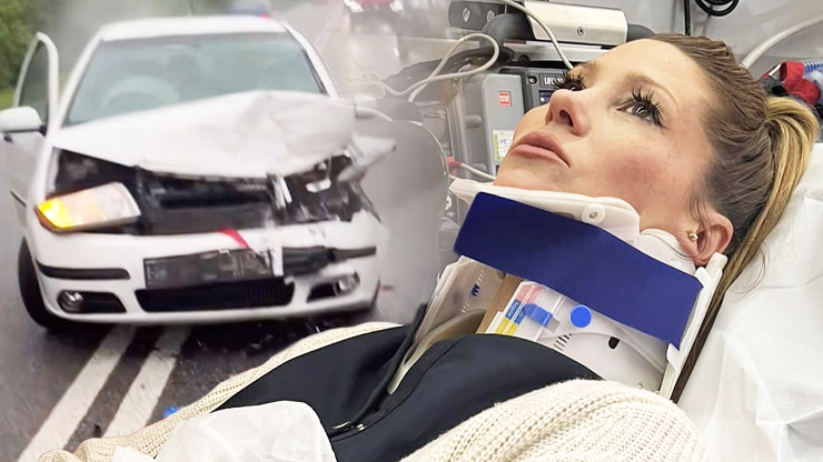 Tereza Kerndlová měla vážnou autonehodu: Jeden přejezd nás málem stál život, řekla